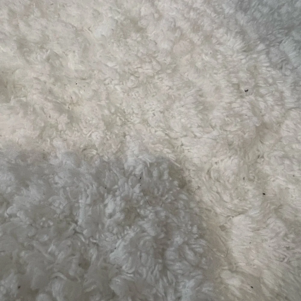 White Plush Bathroom Rug